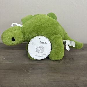 Kelly Baby Green Dinosaur Soft Plush Lovey Stuffed Animal Toy‎ 13" NEW